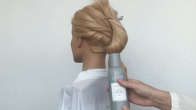 Низкий хвостпричёскаLow PonytailWedding HairstylePonytail of CurlsBridal updoVideo tutorial