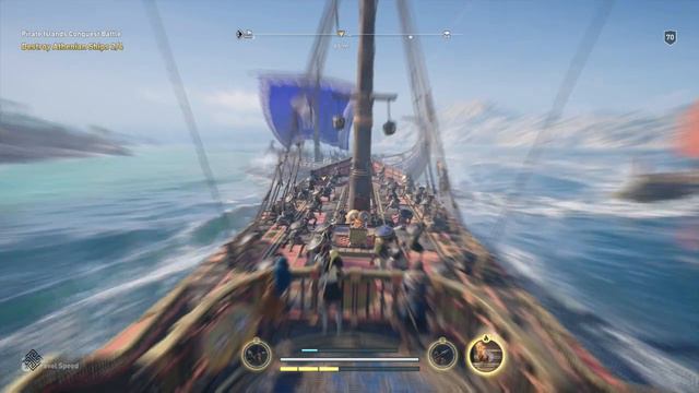 Easy Athenian Ships Weekly Quest Assassins Creed Odyssey Walkthrough DO SPARTAN CONQUEST SHIP BATTL