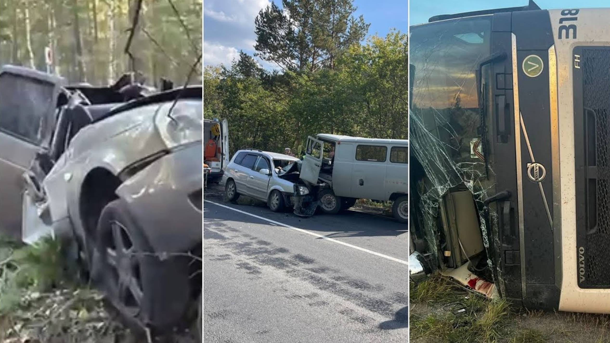 Военный, пенсионер, и водитель фуры погибли в сразу трёх ДТП в Челябинской области.