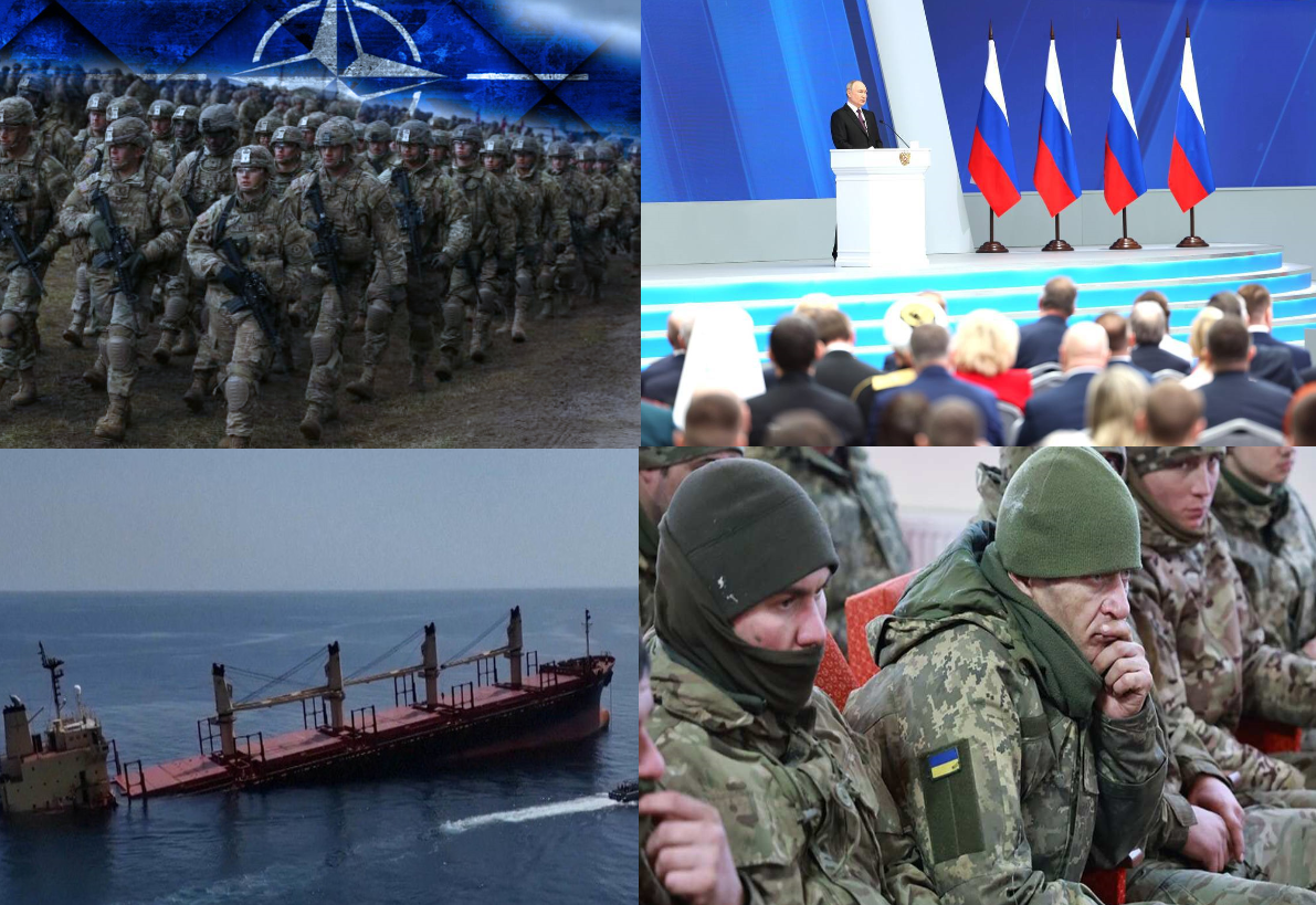 НАТО планирует прямую войну с Россией.Хуситы топят корабли.О чем говорит Путин.Потери Украины. КТ#41