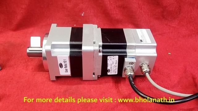 NEMA 34 Planetary Gear Stepper Motor with Encoder  | Bholanath | 450kgcm  | English