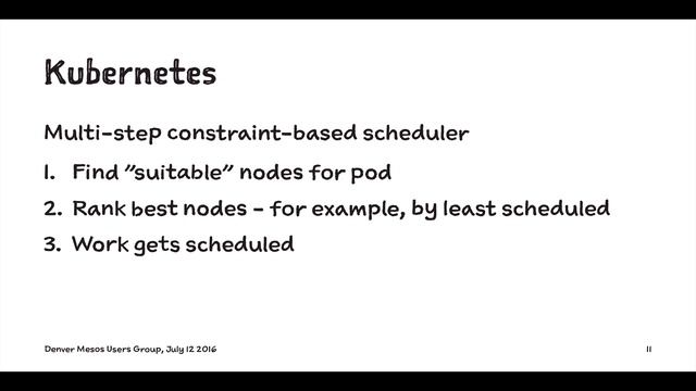 Kubernetes for the Mesos User