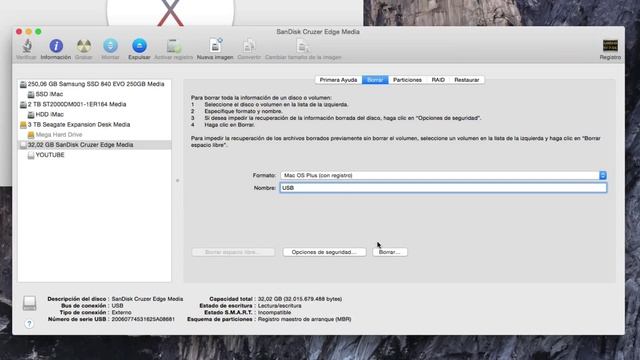 OS X El Capitan - Crear USB instalacion