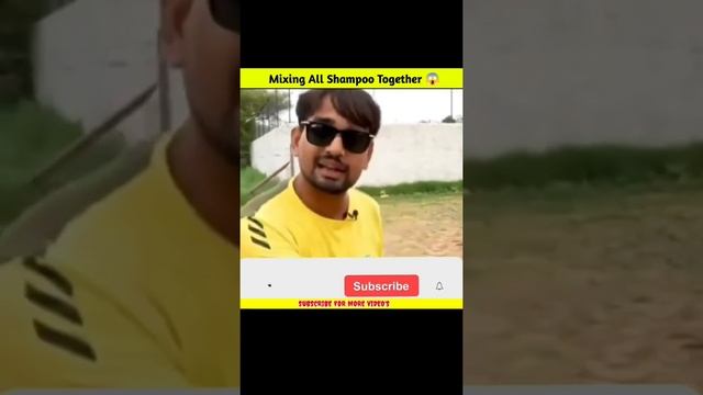Mixing All Shampoo Together ?@MRINDIANHACKER @MrBeast @CrazyXYZ #shorts #viral