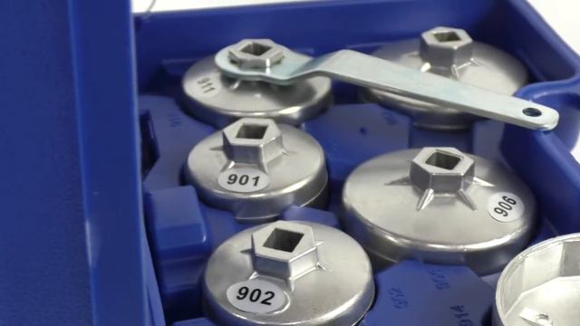 Съемники масляных фильтров алюминиевые (15 предметов) TA-A1012