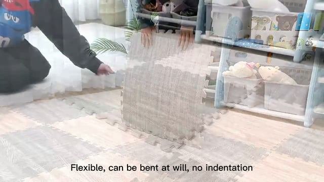 Practical and beautiful home decoration - EVA Foam Wood Grain Puzzle Mat