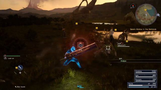 FINAL FANTASY XV   Beasts Wallow in The Wetland [Quest gameplay]