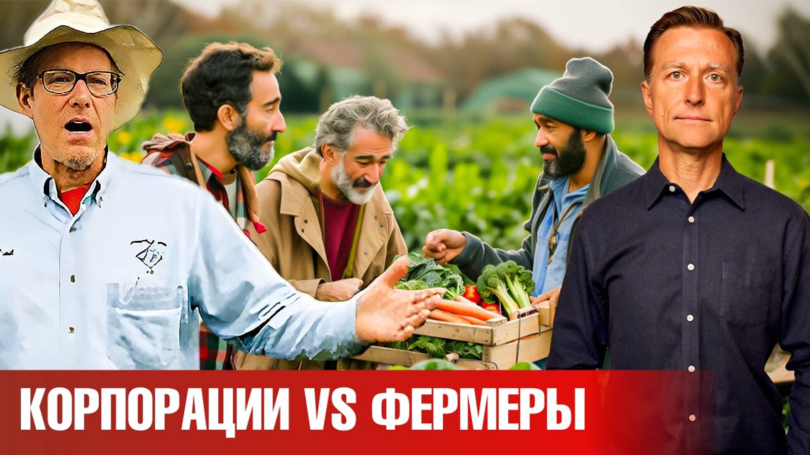 Битва фермеров за существование на рынке продуктов питания.😲