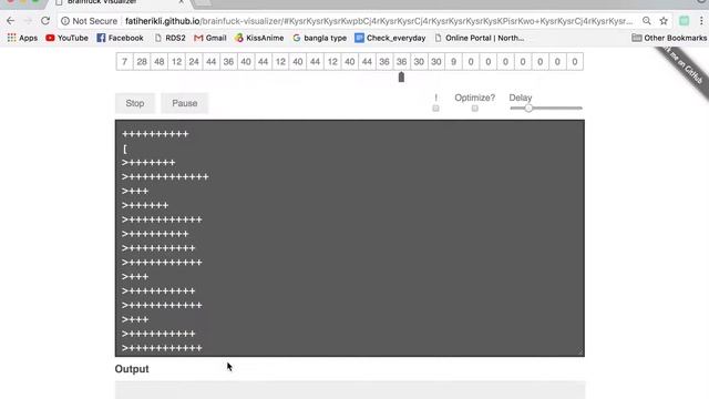 brainFck - Print Any Character