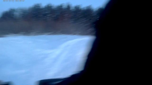 Прогулка на снегоходах вдоль реки Иж