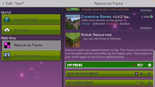 How to Add Addons to Your Realm! (Bedrock Edition August 2022)