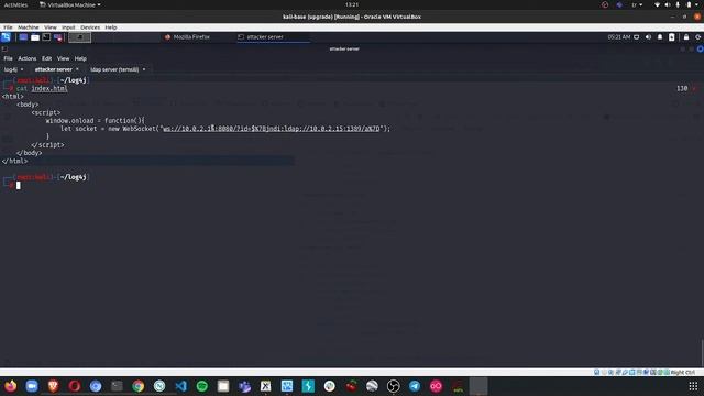 Log4j Lokal Atak Vektörü | Javascript WebSockets