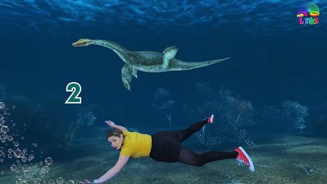 Dinosaur Exercise for Kids  The Floor is Lava Game Indoor Workout for Children