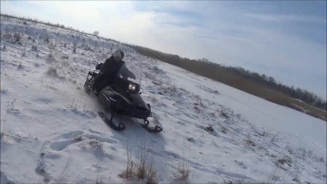 мы катаемся на снегоходе клип