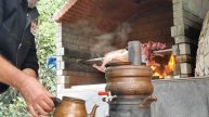 📣 BEST ROAST OF WHOLE LAMB 🐑 over a Wood Fire 🔥 with subtitles ASMR cooking recipe
