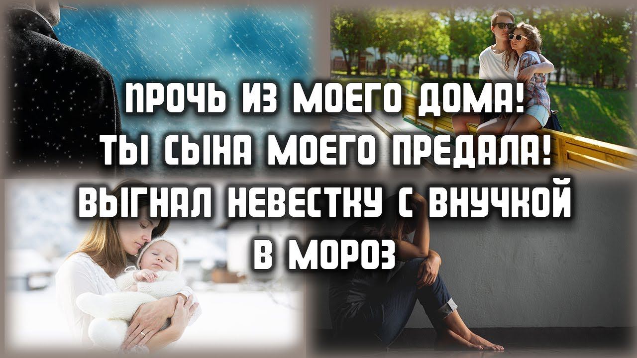 Прочь из дома! Ты сына моего предала! - выгнал невестку с внучкой в мороз ЛЮБОВНЫЕ ИСТОРИИ