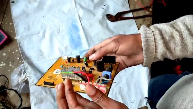 samsung inverter fridge pcb circuit diagram | inverter pcb ka wire connection kaise kare