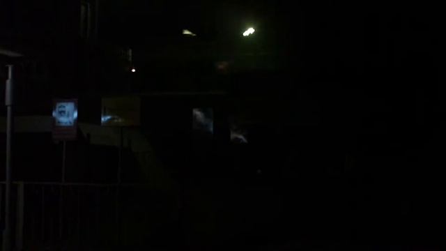 Ул. Железнодорожная ночью Г. Пушкин. Петербург