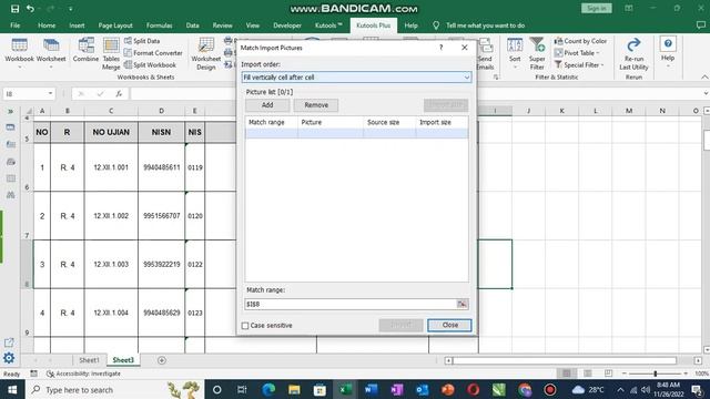 cara memasukan atau tempel foto gambar secara otomatis di excel