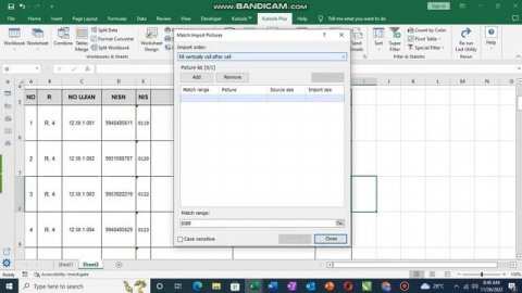 cara memasukan atau tempel foto gambar secara otomatis di excel