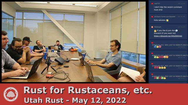 Shop Talk & Tangents - Utah Rust May 12th, 2022