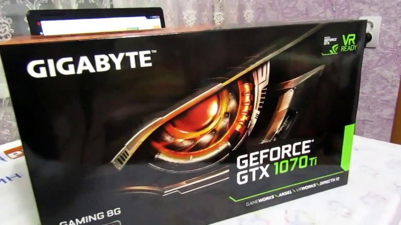 ОНЛАЙН ТРЕЙД.РУ — Видеокарта GIGABYTE GeForce GTX 1070 Ti 8192Mb Gaming 8G (GV-N107TGAMING-8GD)