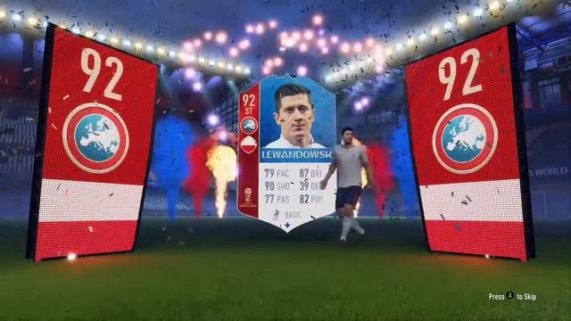 Fifa 18 World Cup OMG LEWANDOWSKI IN A PACK