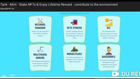 Aqua Tank game, cultivate fishes and other marine life creatures. The players in the game....