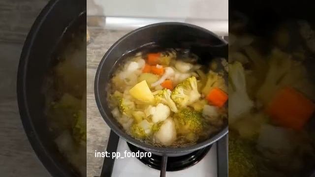 сырно-овощной крем-суп