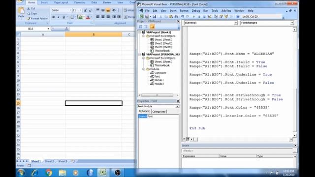Part - 4 | Font changes , size and color | VBA Macro in tamil
