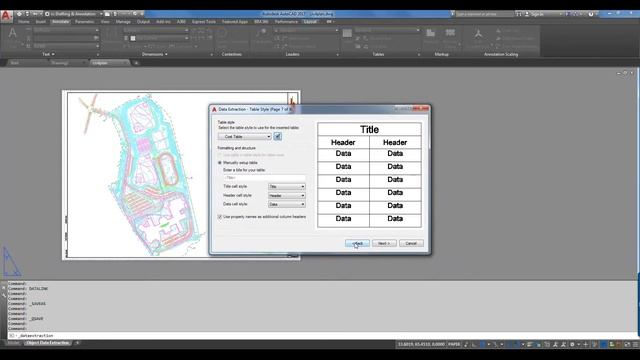 Beyond The Basics; Working With Data Extraction In AutoCAD 2017