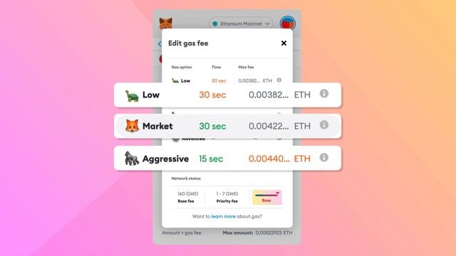 MetaMask - Enhanced Gas UI
