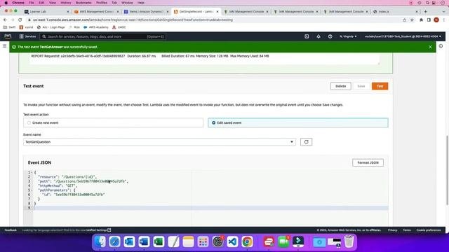 CS 470   Week 5   Assignment 2 (AWS DynamoDB NOSQL)