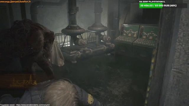 Resident Evil 2 Remake - Босс Биркин(Первая стадия). Прохождение за Леона.