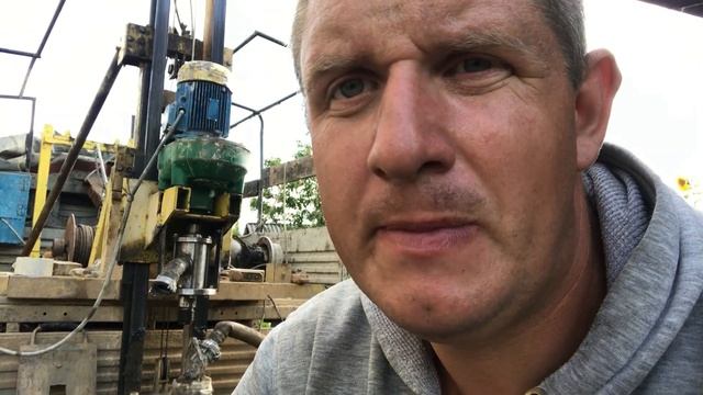 Неудачное бурение в ручную\\Изготовление комплекта для бурения вручную\\Ставим новый вертлюг