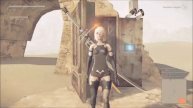 Nier Automata 3.Run Play as A2 Hard Boss Fight
