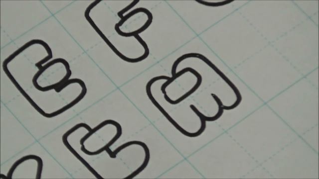 How to write Among Us Alphabet with a pen | English handwriting | Calligraphy