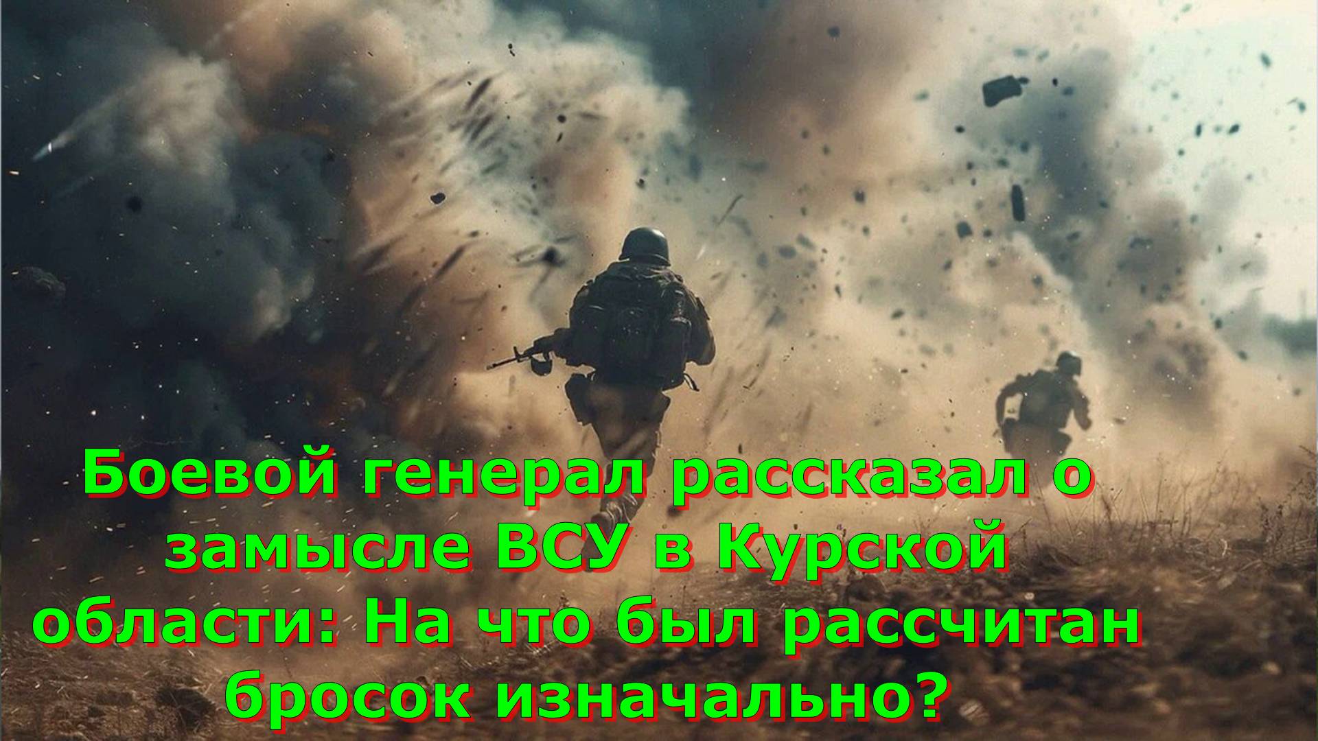 Боевой генерал рассказал о замысле ВСУ в Курской области: На что был рассчитан бросок изначально?