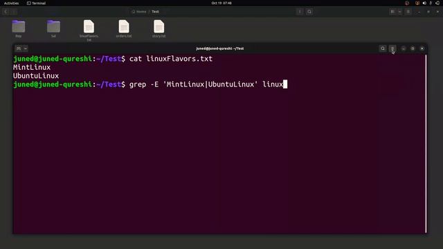 Pattern Search with ERE and Alternation using Pipe in Linux | grep command | ERE
