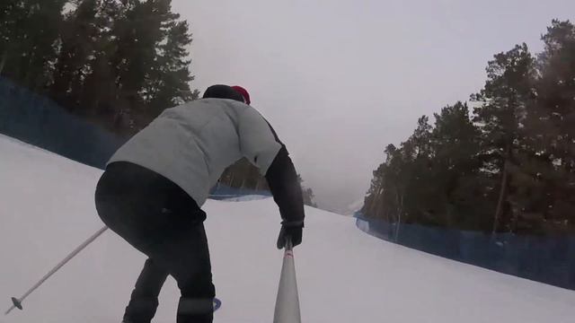 Бобровый лог скоростной спуск по трассе 5