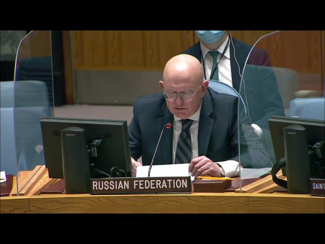 Amb. Nebenzia at UNSC meeting on the situation in the Middle East including the Palestinian question