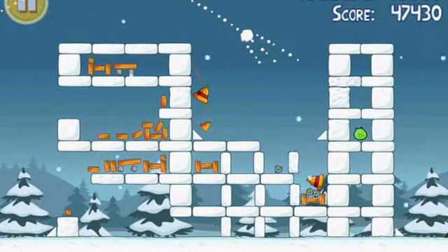 Angry Birds Seasons 1-17- Seasons Greedings day 17 3 stars level 1-17 walkthrough gameplay tutorial