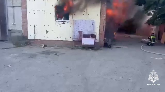 Пожар в посёлке Первомайский, 21.07.2024г.