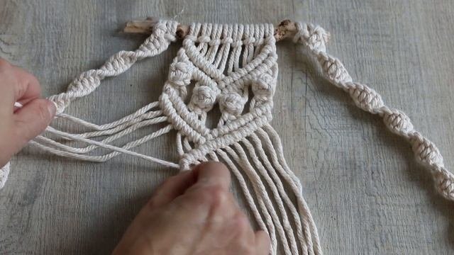 Makramee Hängeregal  DIY  Macrame Shelf