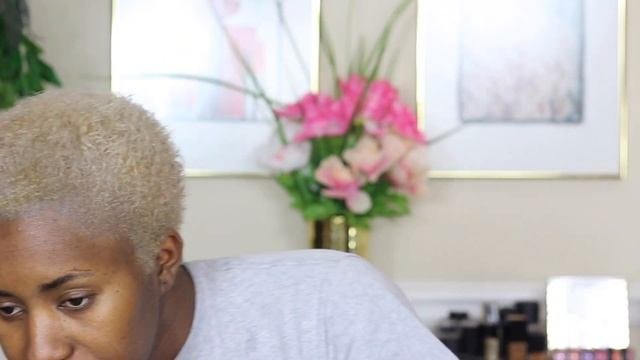 HOW TO BLEACH, CUT & STYLE 4B NATURAL PIXIE CUT| RELAXER FREE BLONDE SHORT HAIR