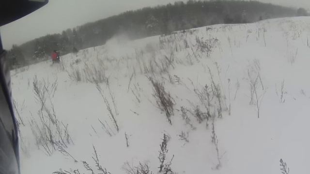 weekend snowmobiling in Sovetsk 09-10 January 2015 - part1