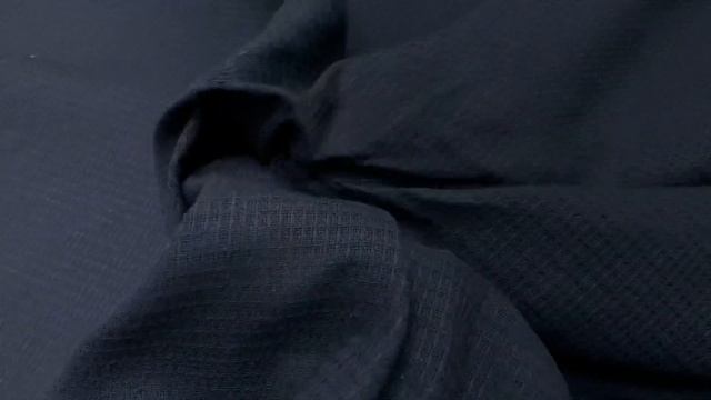 Вафельное полотно цв.Черный с серым оттенком, ш.1.5м, хлопок-100%, 150гр/м.кв АРТ 17140