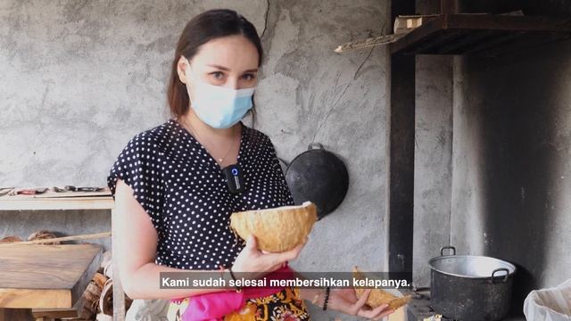 Приготовление традиционного кокосового масла┃ Membuat Minyak Kelapa Tradisional