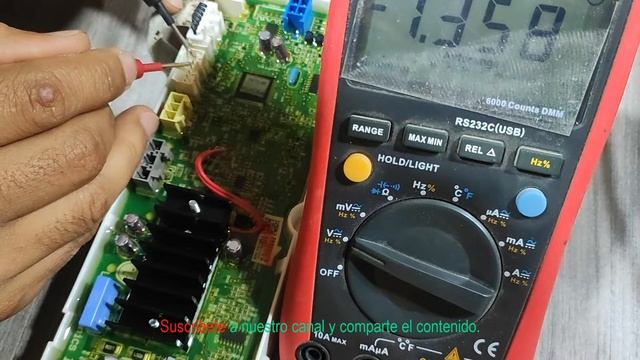 Reparación lavadora LG WT18DSB Smart Inverter, TurboDrum. Falla no prende.