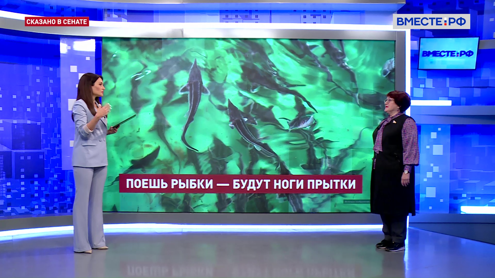Доступность рыба для россиян. Людмила Талабаева. Сказано в Сенате